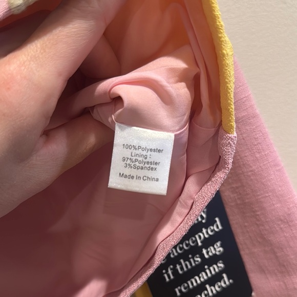 NWT Tuckernuck Pink Textured Fabric Pop of Peony Maxine Top Small - Picture 4 of 12